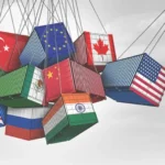 Global map highlighting vape trade routes between China, the United States, and Southeast Asia with disruption indicators